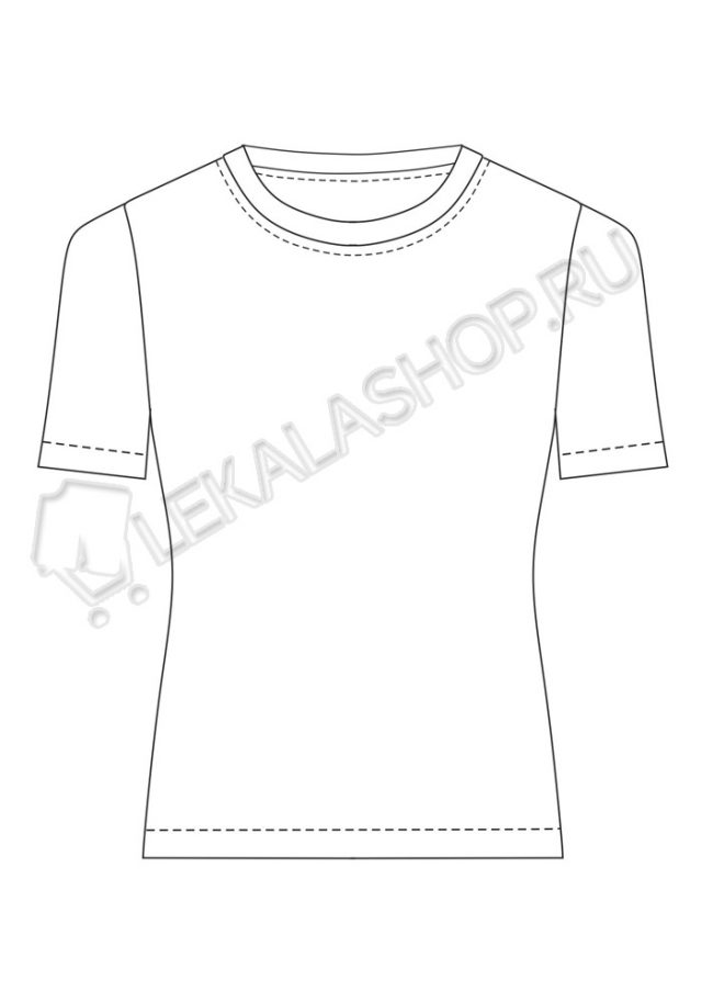Лекала: футболка для мужчин. Артикул M 053